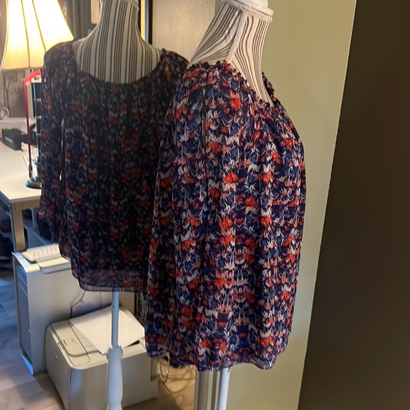 🎉1 hour sale. Sanctuary, Chantel boho off-shoulder, medium top, Anthropologie - Picture 8 of 12